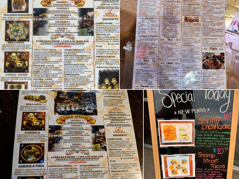 Ameca Menu
