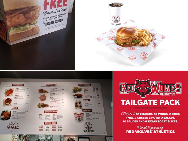 Slim Chickens Menu