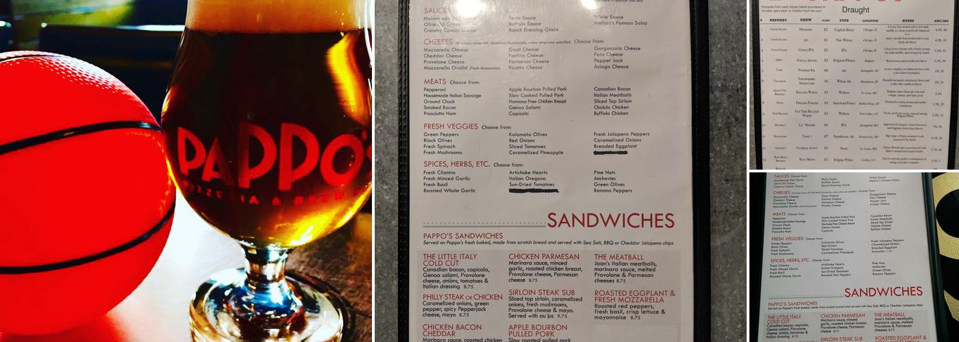 PaPPo's Pizzeria & Pub Downtown Springfield Menu