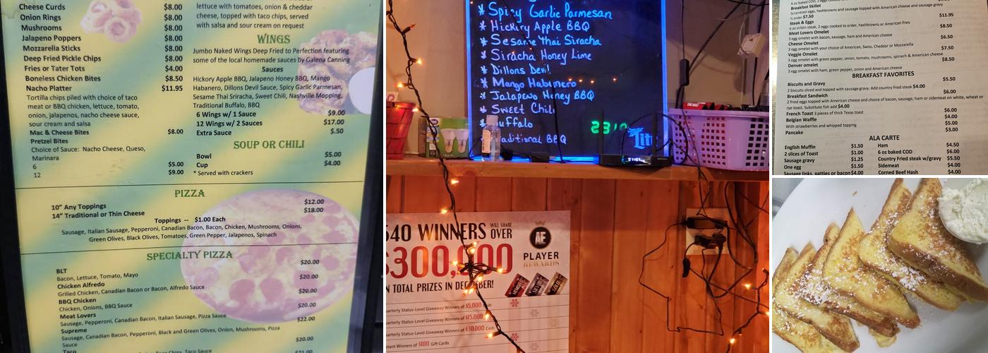 Dillon's Menu
