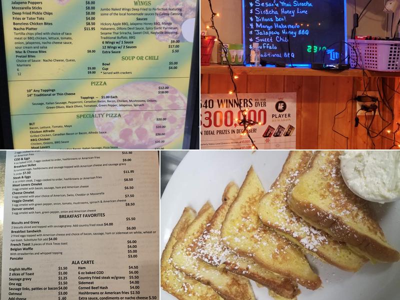 Dillon's Menu