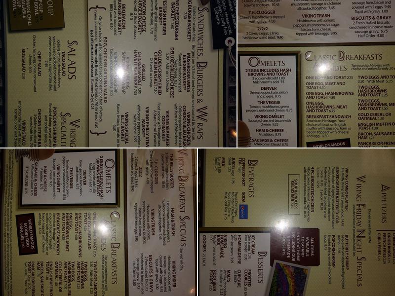 Viking Cafe Menu