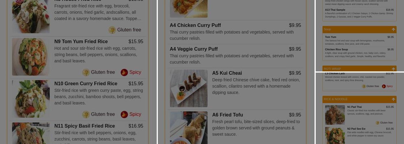 Roodle Menu