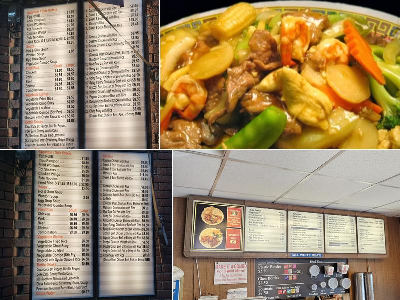 Canton Inn Menu