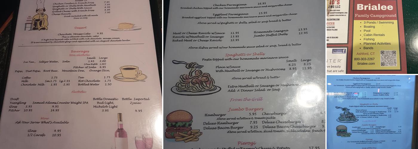 Bristol Pizza Restaurant Menu