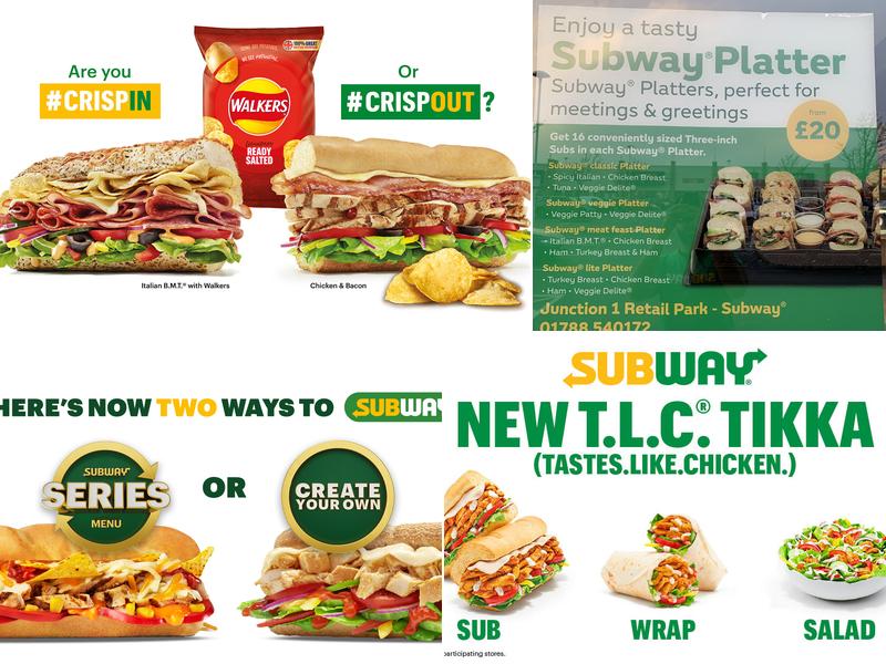 Subway Menu