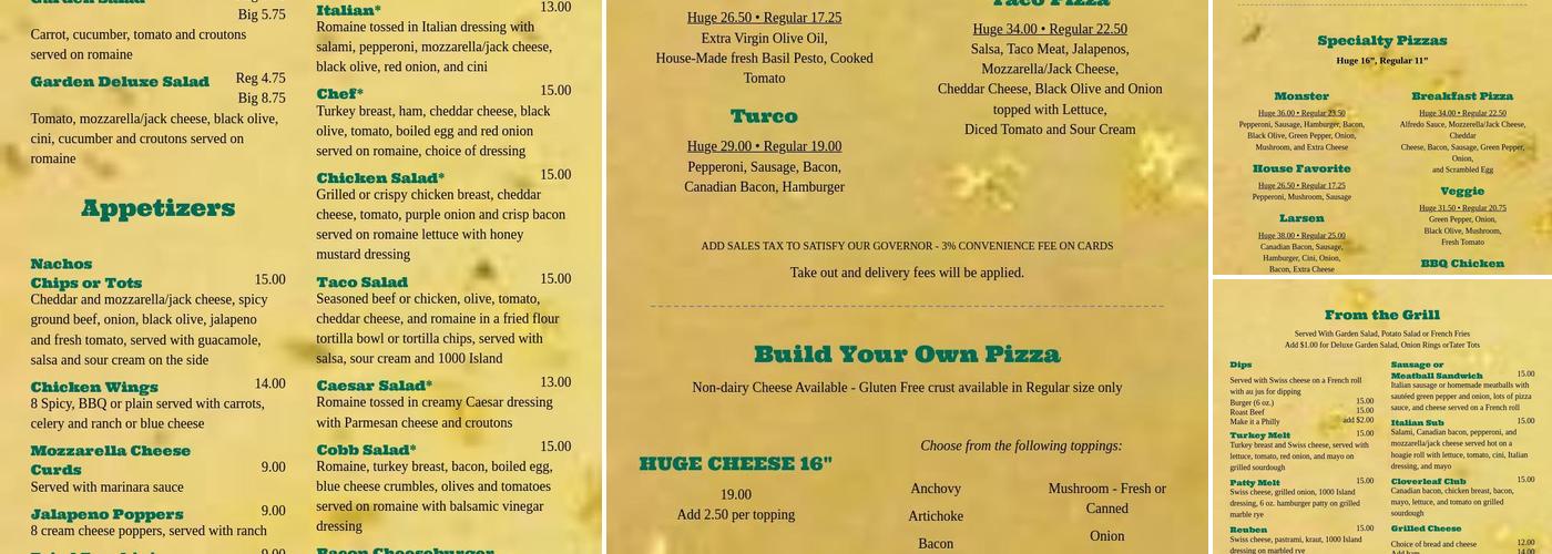 The Cloverleaf Menu
