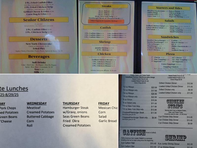 Don's Steakhouse Menu