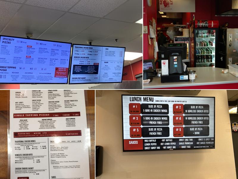 Bruceski's Stone Oven Pizza Menu