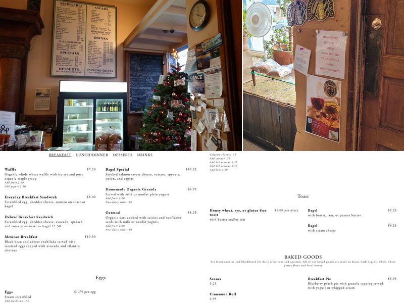 Antique Sandwich Co Menu