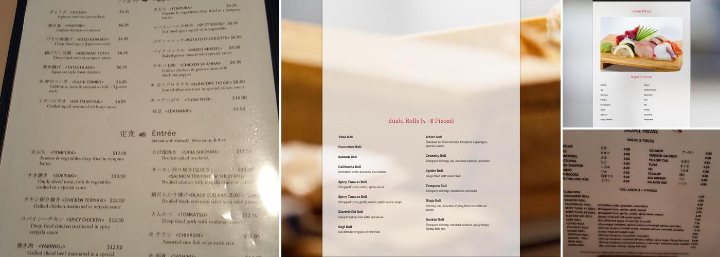 Hakata Japanese Restaurant Menu