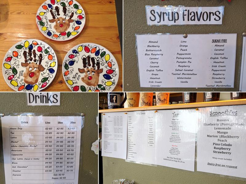 Java & Clay Cafe Menu