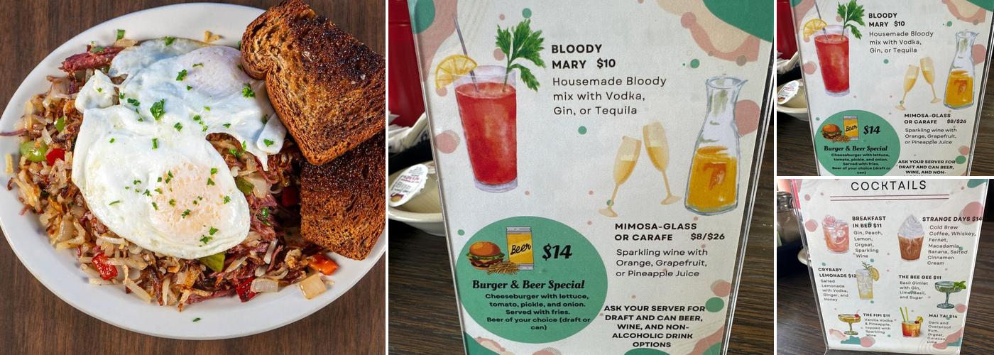 The Pine Cone Menu