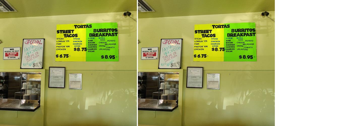Arcoiris Mexican Restaurant Menu