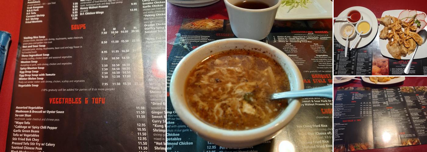 Yen Ching Restaurant Menu
