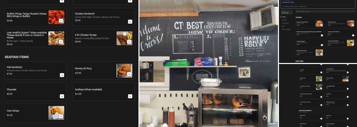 Greer's Chicken Menu