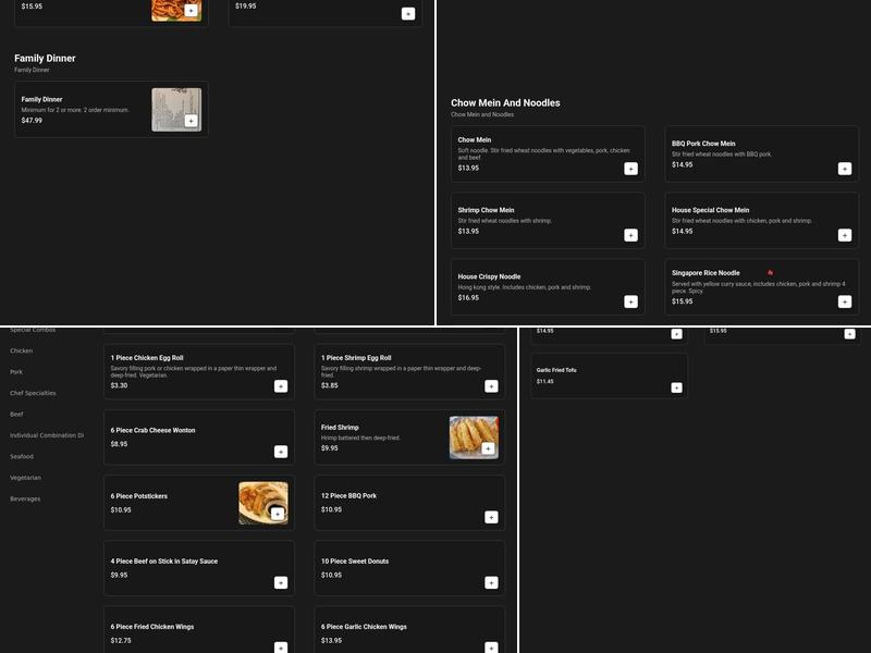 Magic Wok Menu
