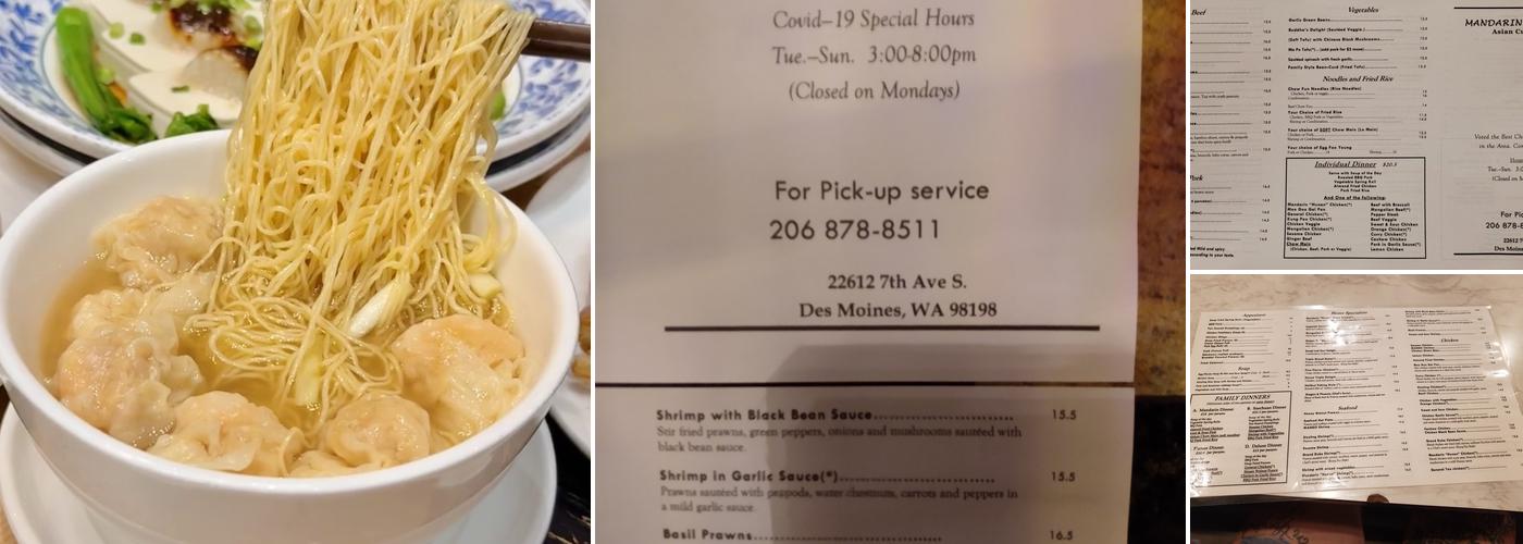 Mandarin Kitchen Menu