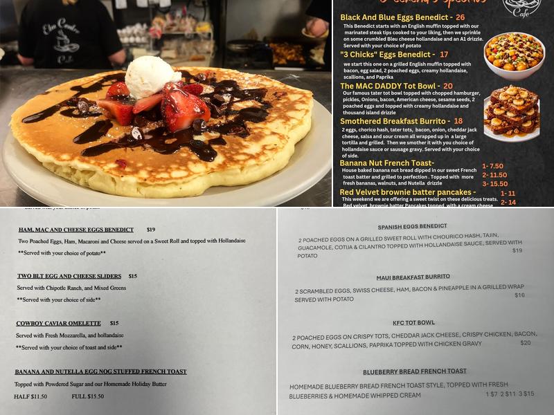 Elm Centre Cafe Menu