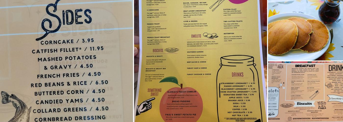 Southern Kitchen Menu