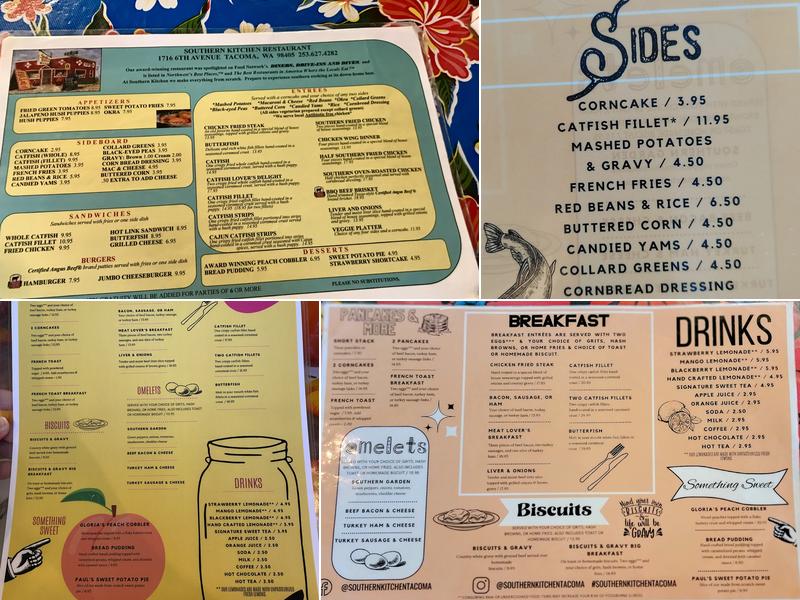 Southern Kitchen Menu