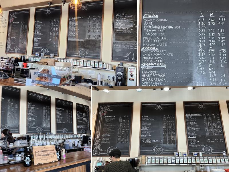 Acoustic Java Roastery & Tasting Room Menu