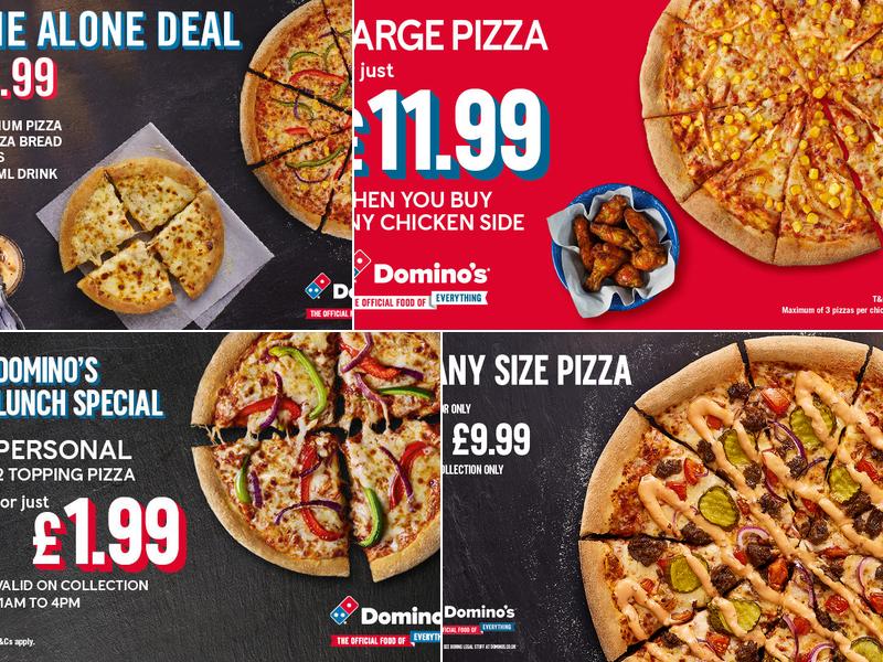 Domino's Pizza - Rugby Menu