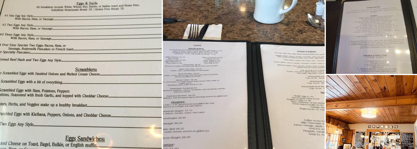 Over Easy Cafe Menu