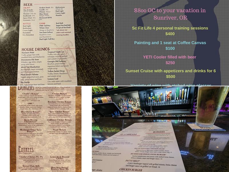Charlie's Bar & Grill Menu
