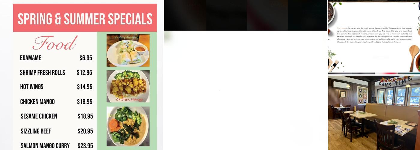 Thai House Restaurant Menu
