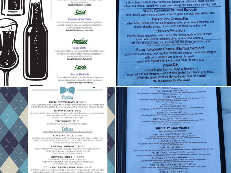 Black & White Grille Menu