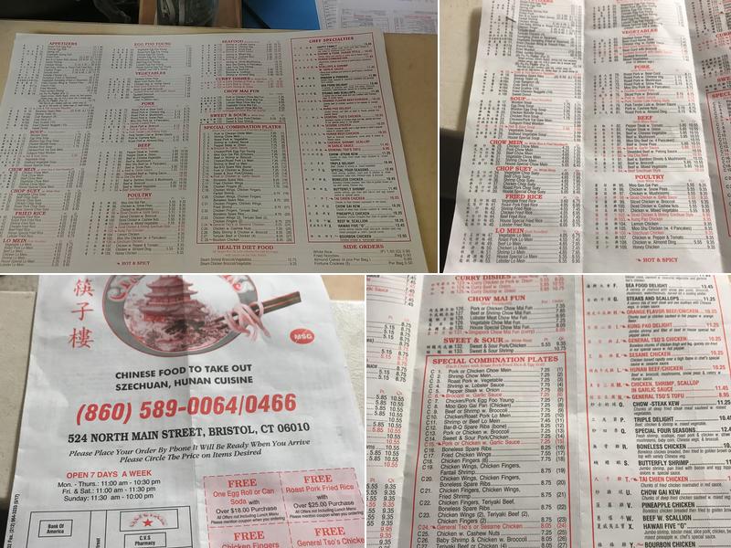 Chopsticks Kitchen Menu