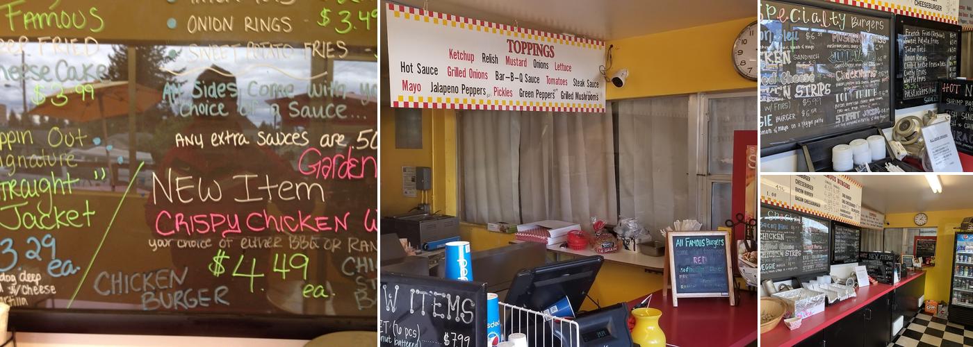 Flipping Out Burgers & Fries Menu