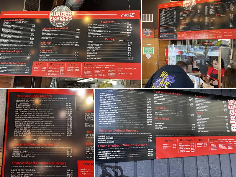Burger Express Menu