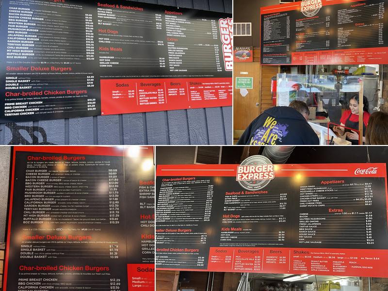 Burger Express Menu