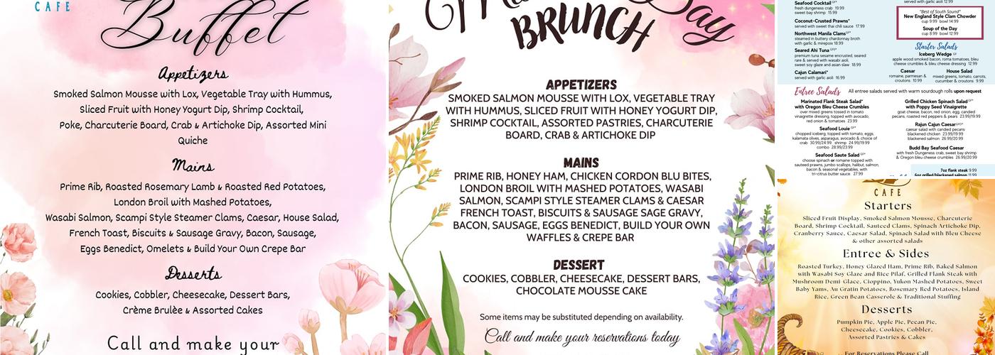 Budd Bay Cafe Menu