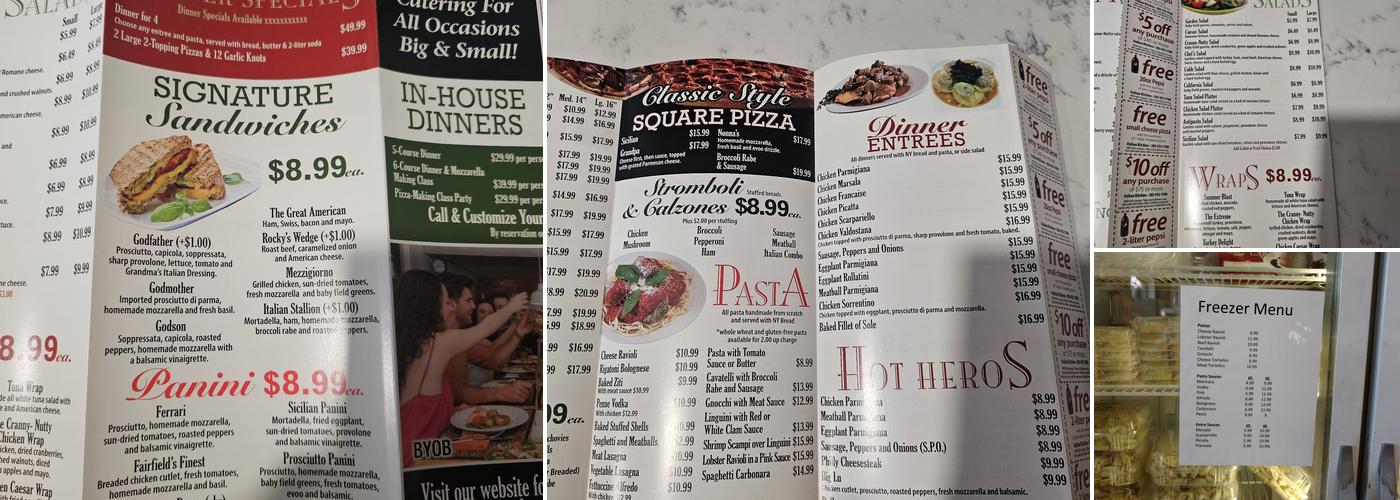 Italian Kitchen Menu