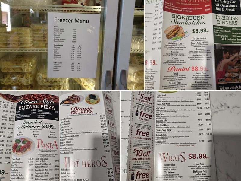 Italian Kitchen Menu