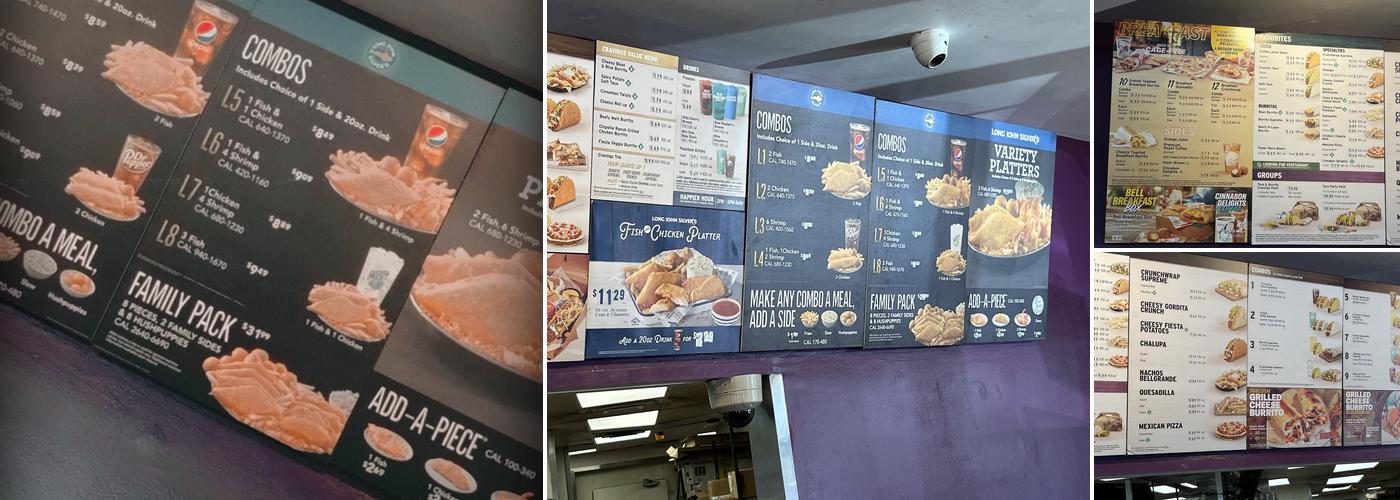 Long John Silver's | Taco Bell Menu
