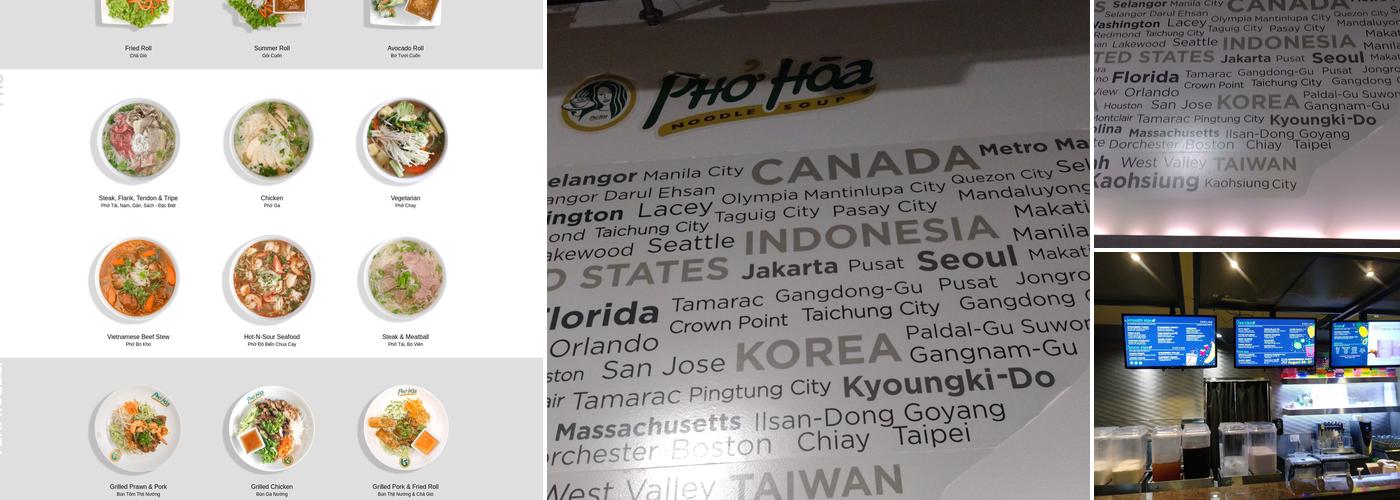 Pho Hoa + Jazen Tea (Lacey) Menu