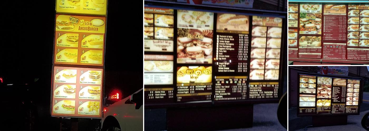 Duchess Menu