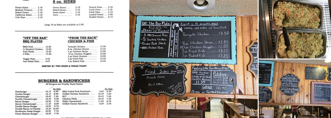 Jay's Bar-B-Que Menu