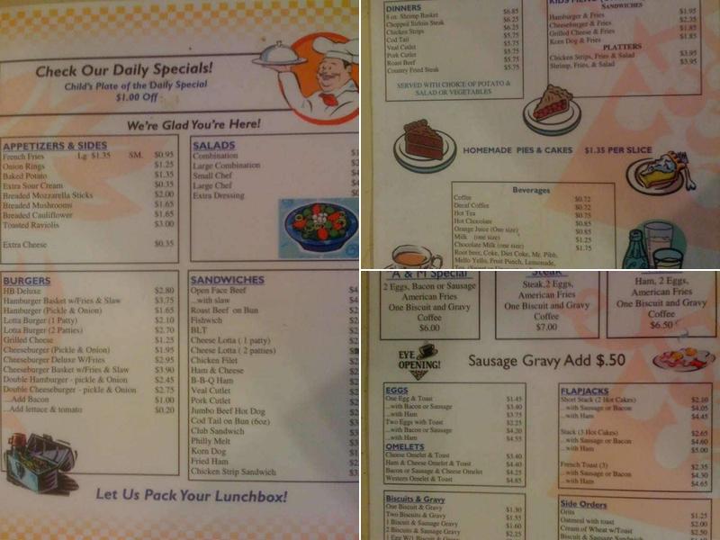 A & M Restaurant Menu