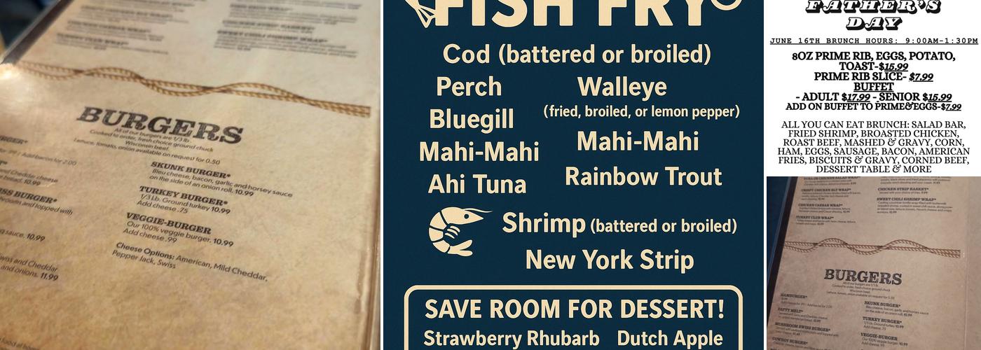 B&B Hitching Post Menu