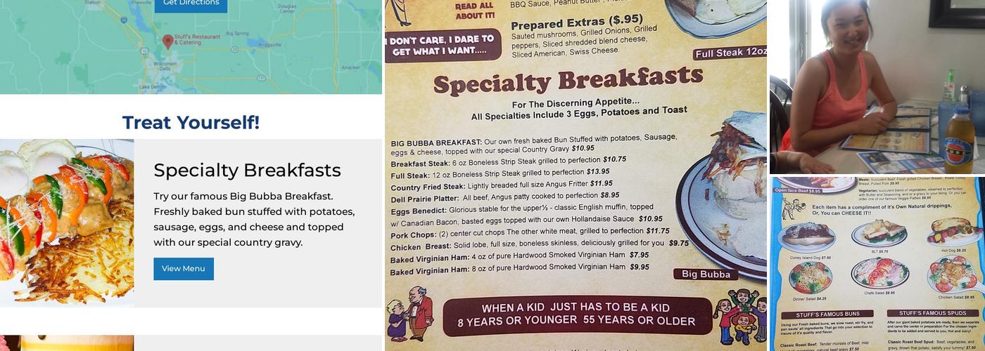 Stuff's Restaurant & Catering Menu