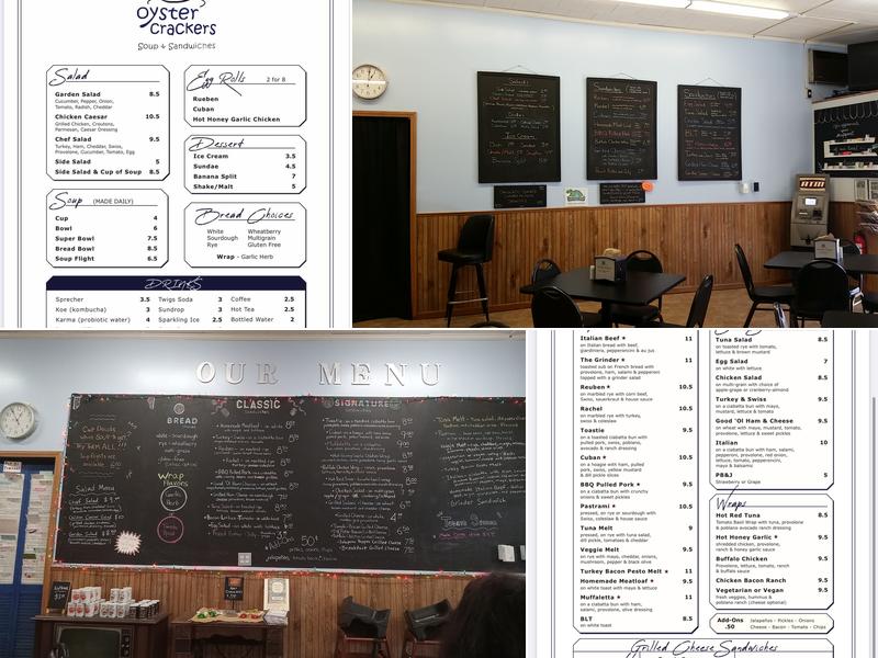 Oyster Crackers Menu