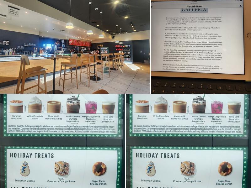 Starbucks Menu