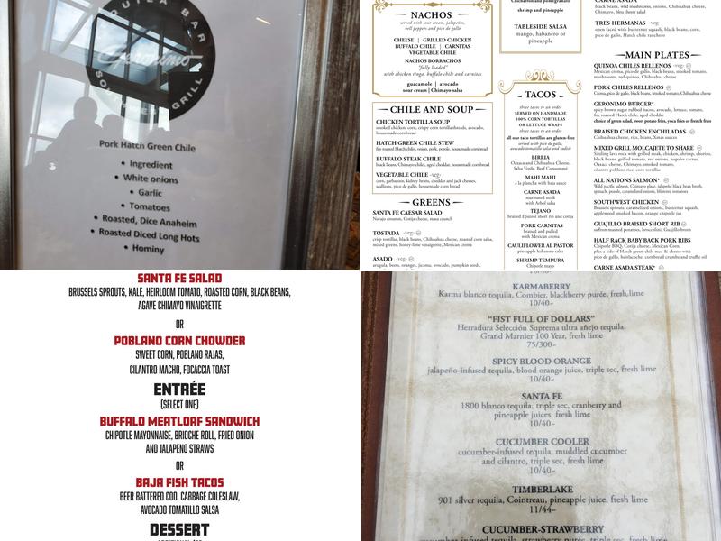 Geronimo Menu