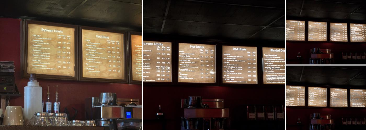 Mocha Maya's Coffee House Menu