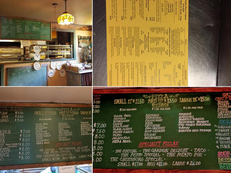 Countrypie Pizza Co. Menu